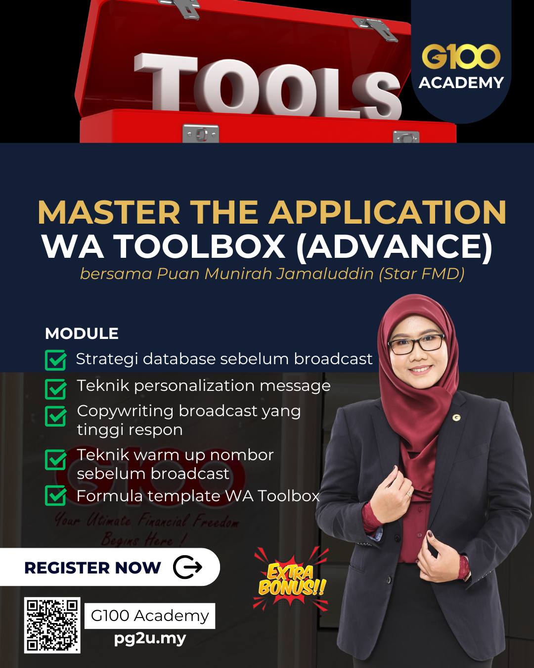 WHATSAPP TOOLBOX (BROADCAST MESSAGE) - ADVANCE