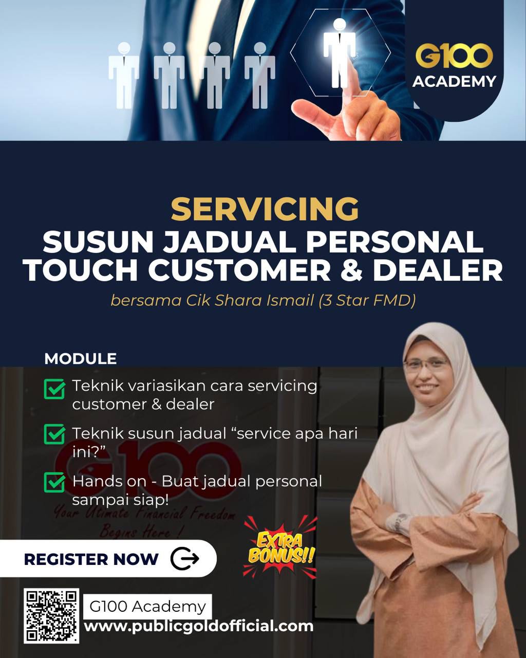 SUSUN JADUAL PERSONAL TOUCH CUSTOMER & DEALER