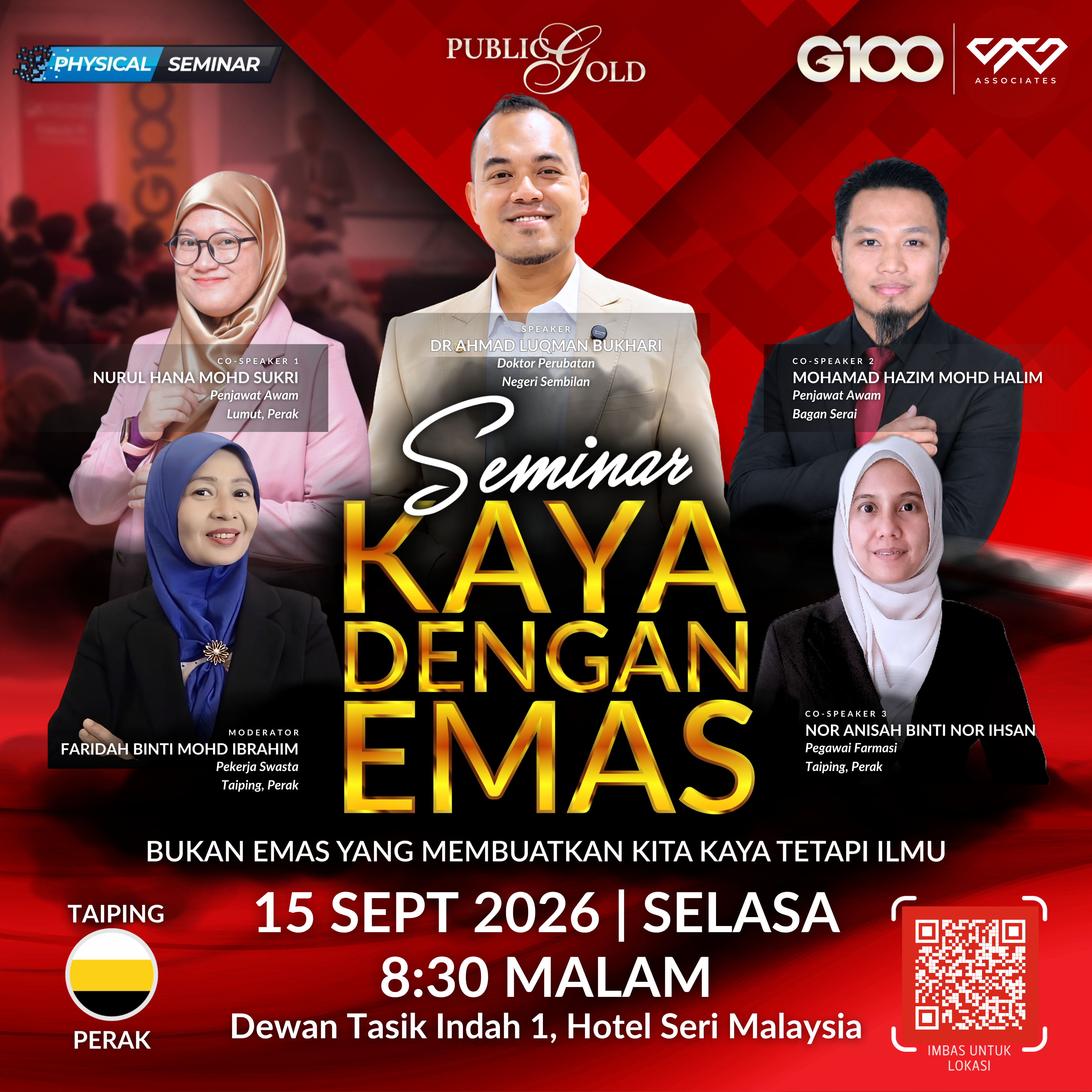 [TAIPING] Seminar Kaya Dengan Emas