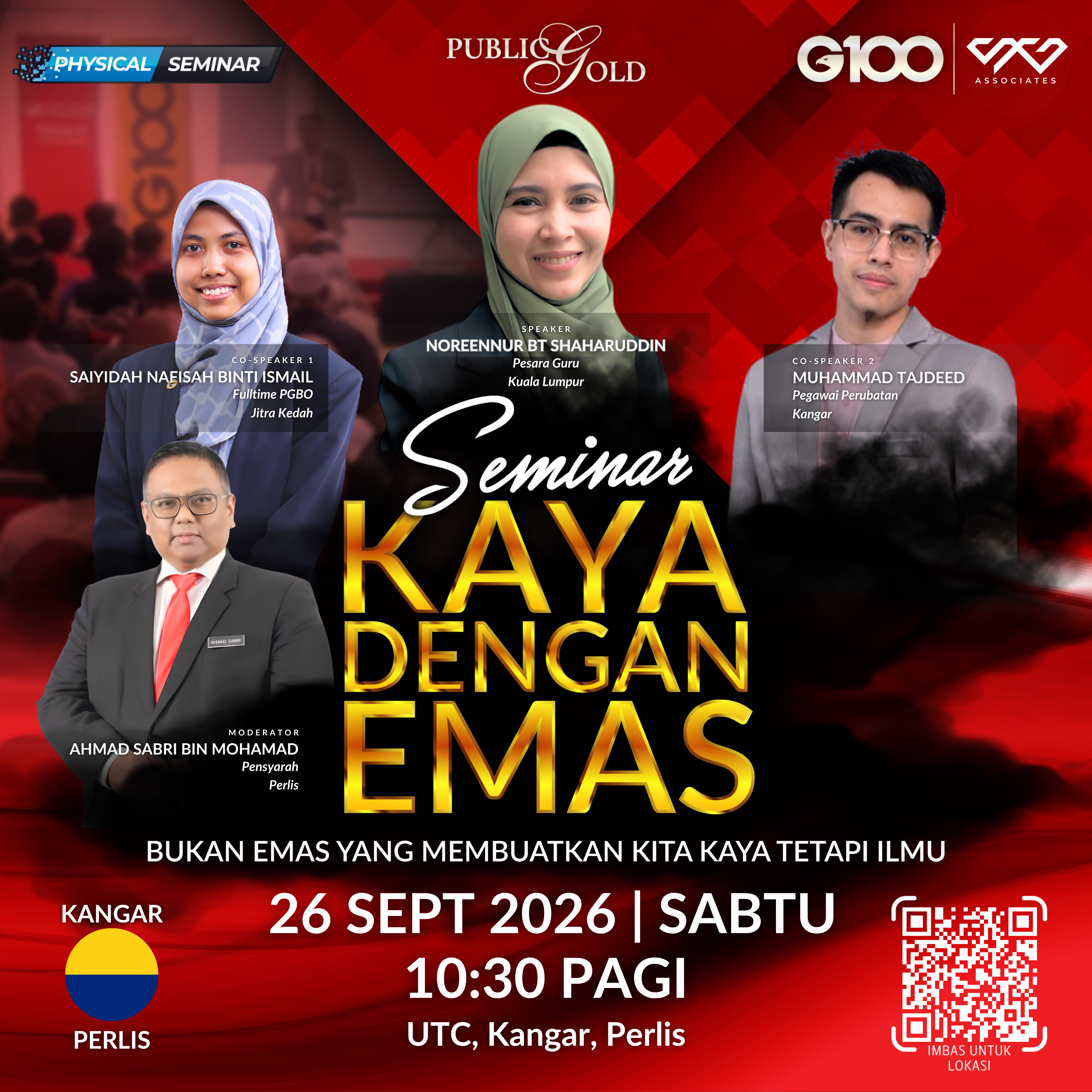 [KANGAR] Seminar Kaya Dengan Emas