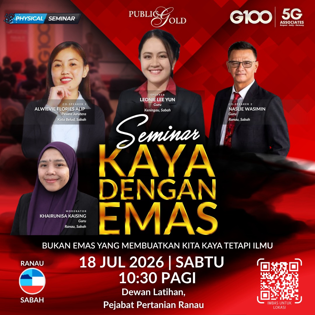 [SABAH] Seminar Kaya Dengan Emas