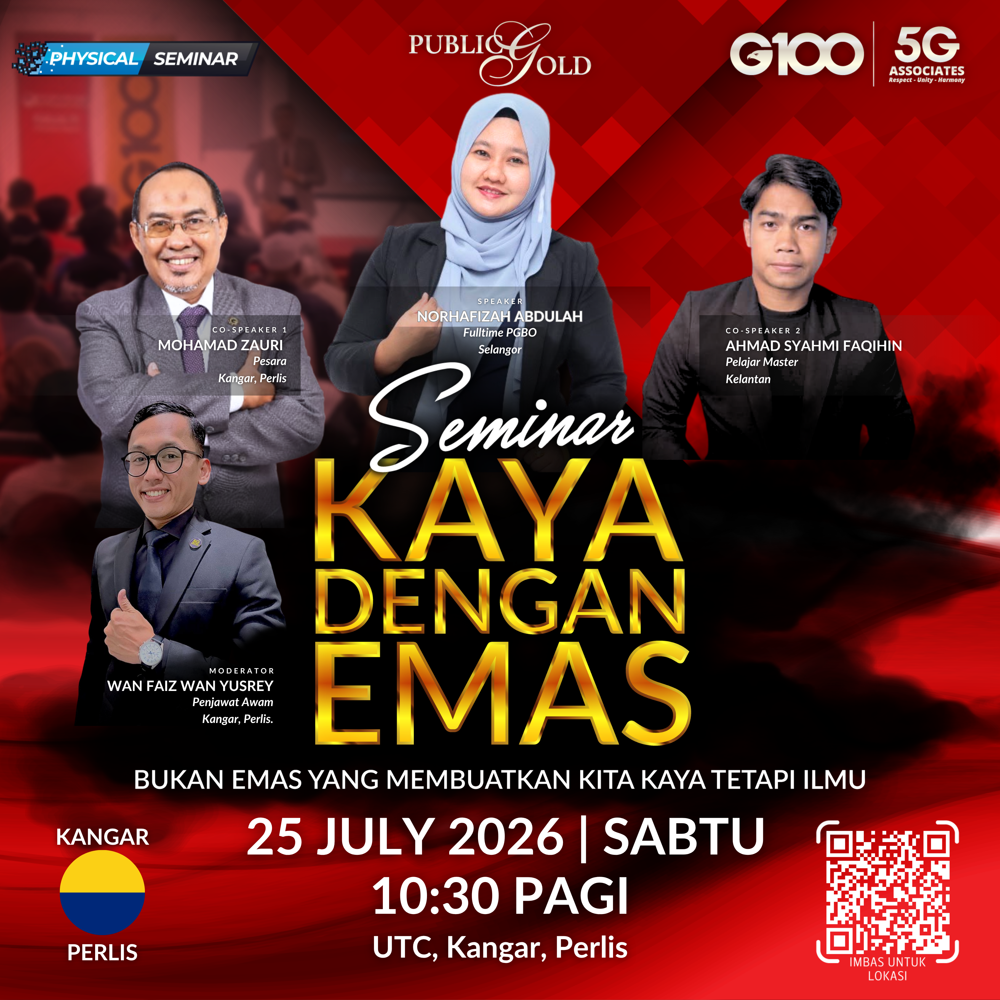 [PERLIS] Seminar Kaya Dengan Emas