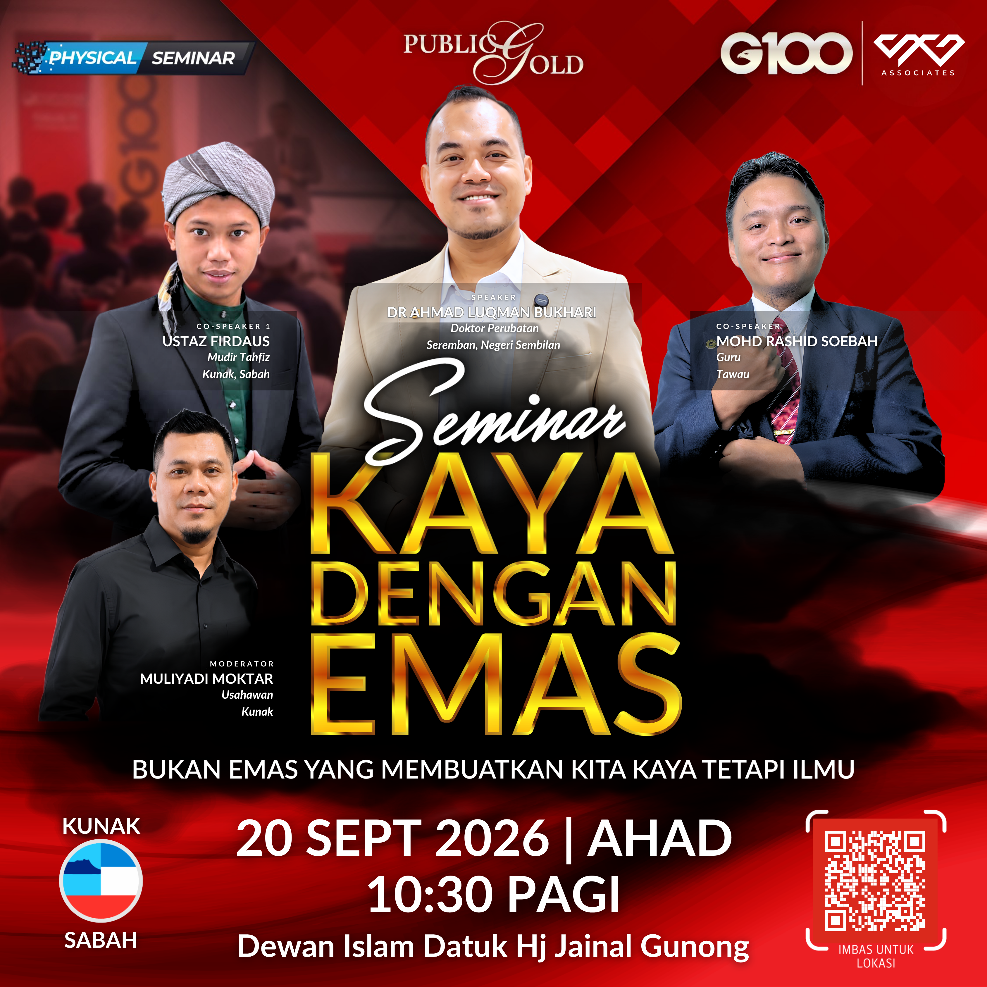 [KUNAK] Seminar Kaya Dengan Emas
