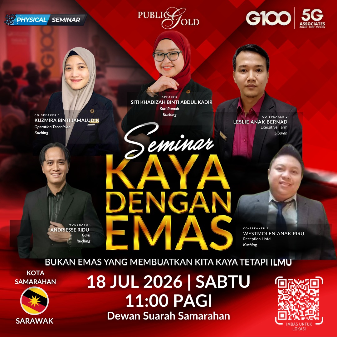 [SARAWAK] Seminar Kaya Dengan Emas