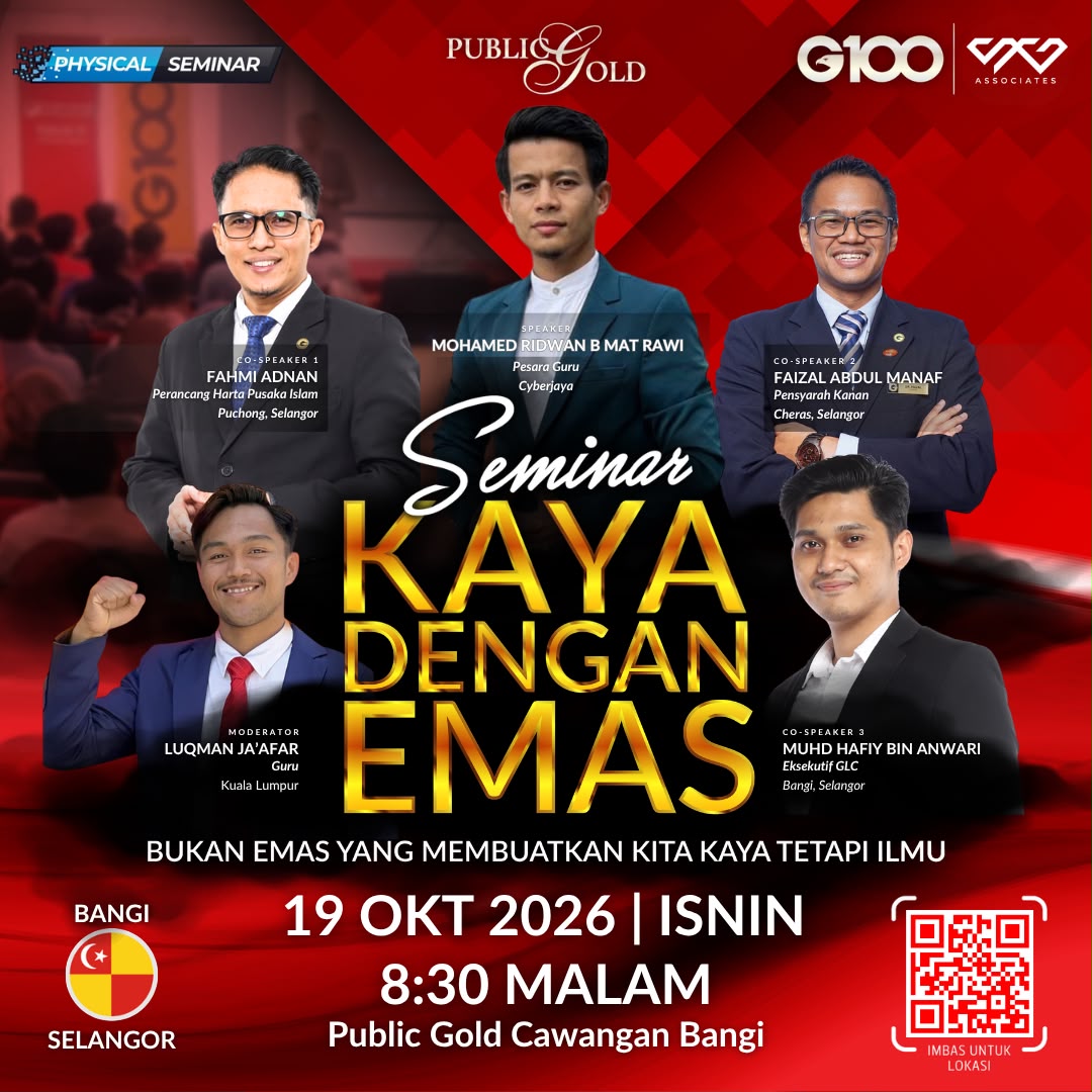 [BANGI] Seminar Kaya Dengan Emas