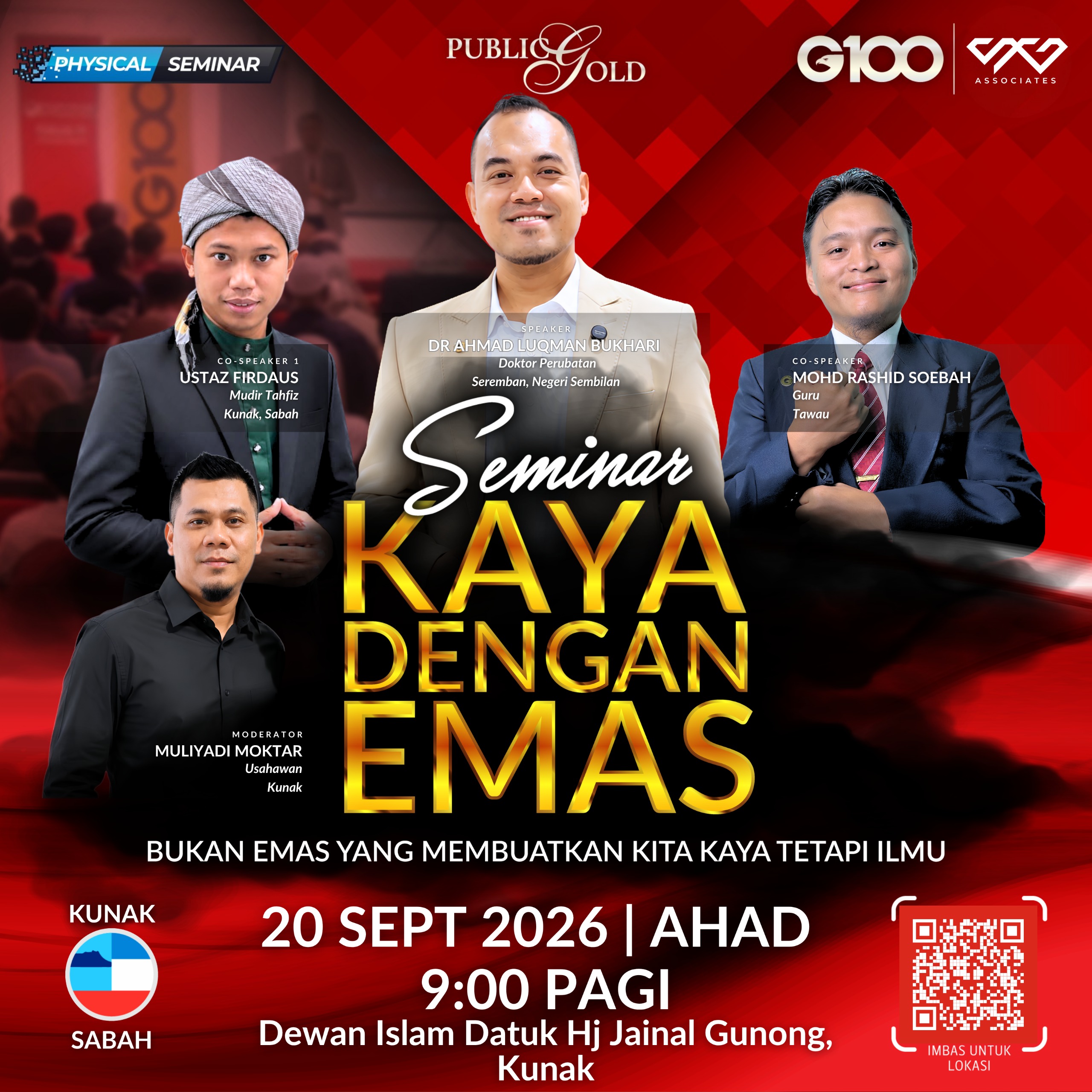 [KUNAK] Seminar Kaya Dengan Emas