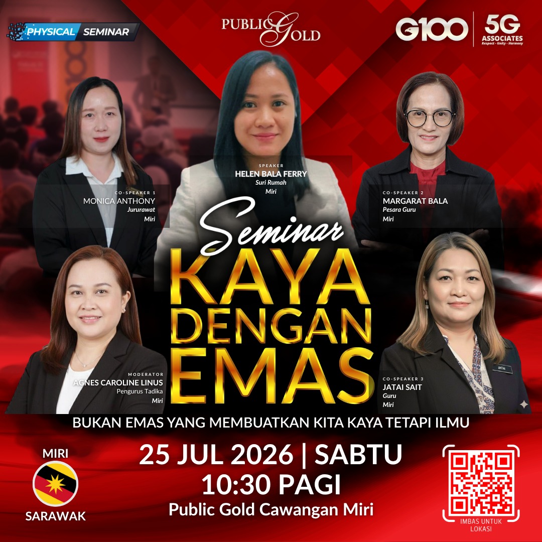 [SARAWAK] Seminar Kaya Dengan Emas