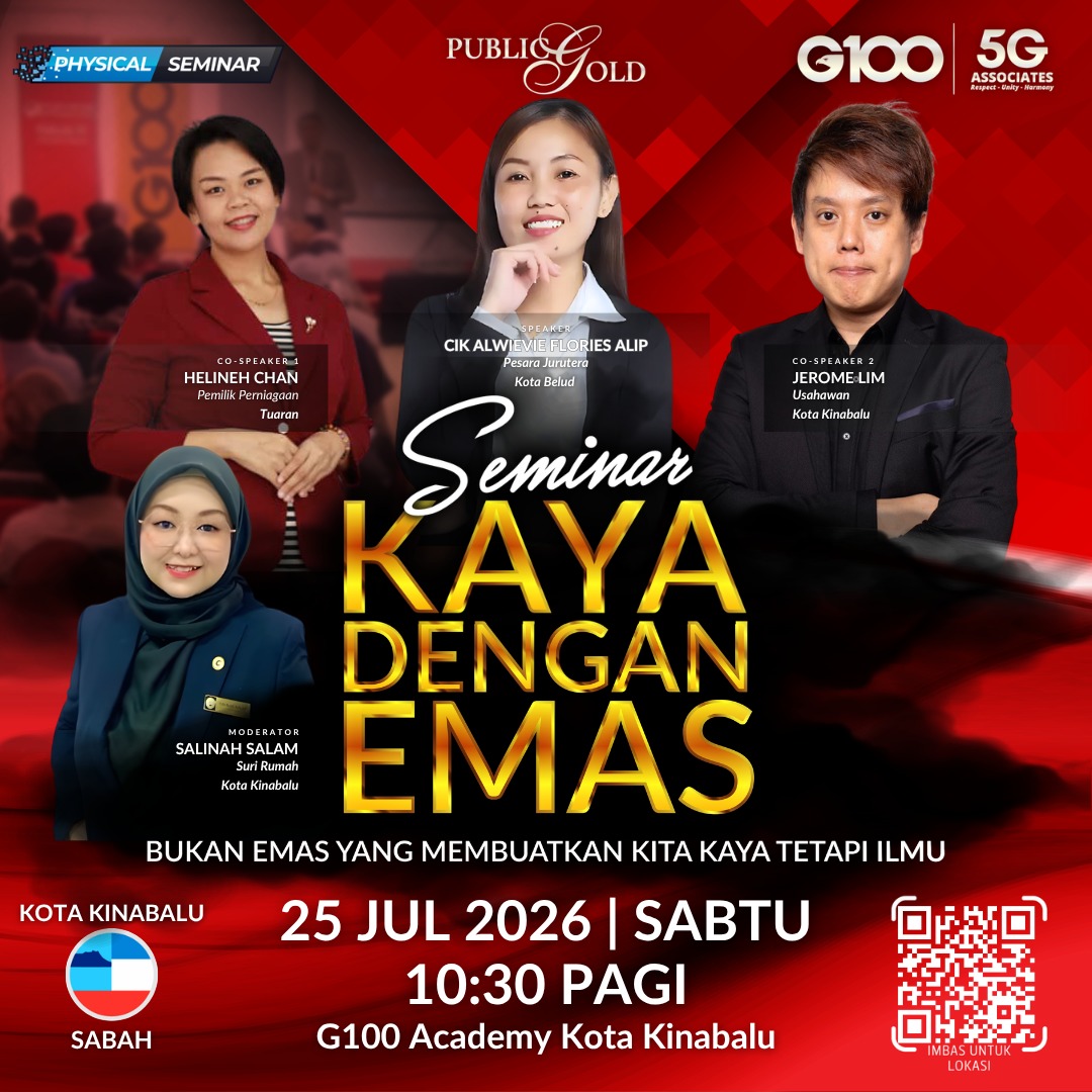 [SABAH] Seminar Kaya Dengan Emas