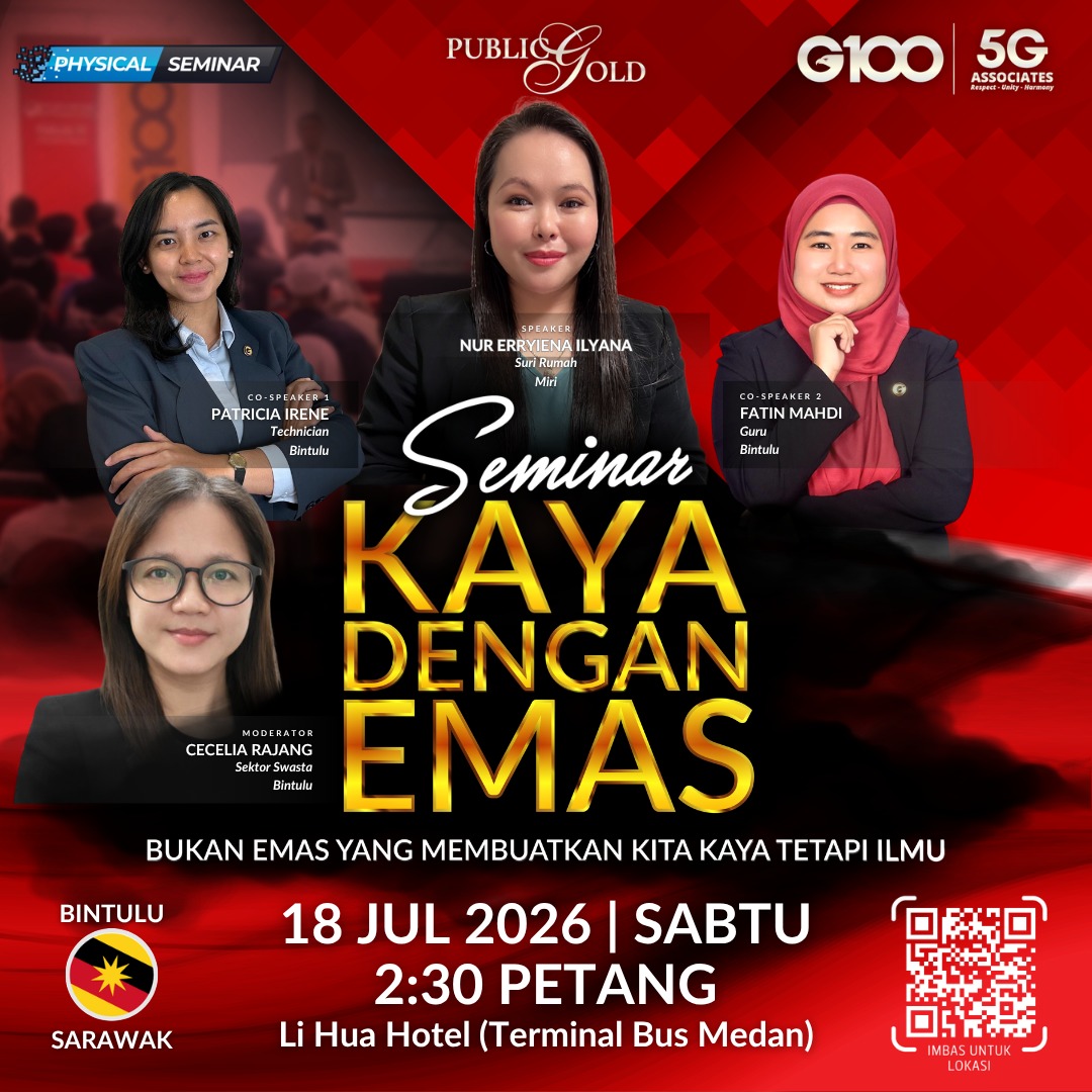 [SARAWAK] Seminar Kaya Dengan Emas