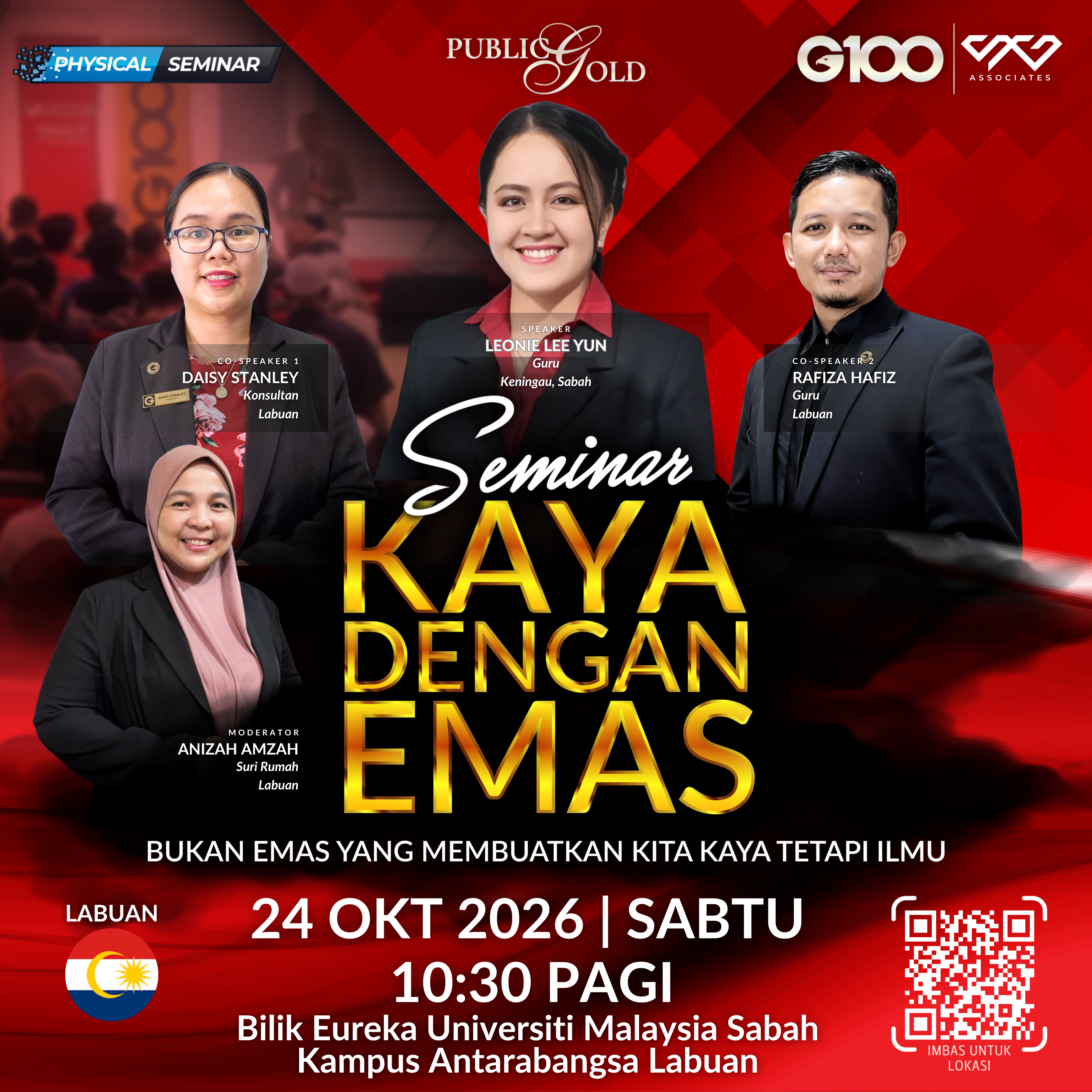 [LABUAN] Seminar Kaya Dengan Emas