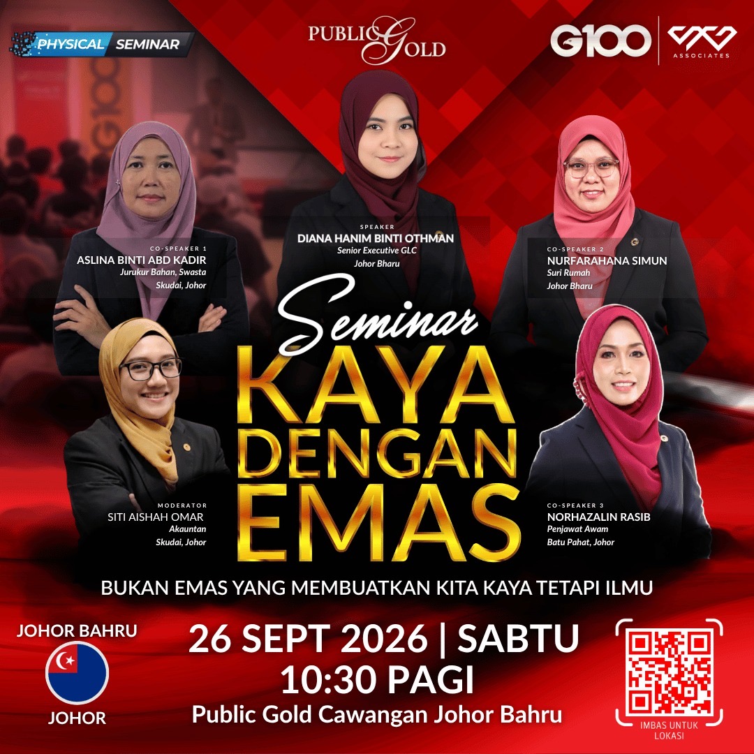 [Johor Bharu] Seminar Kaya Dengan Emas