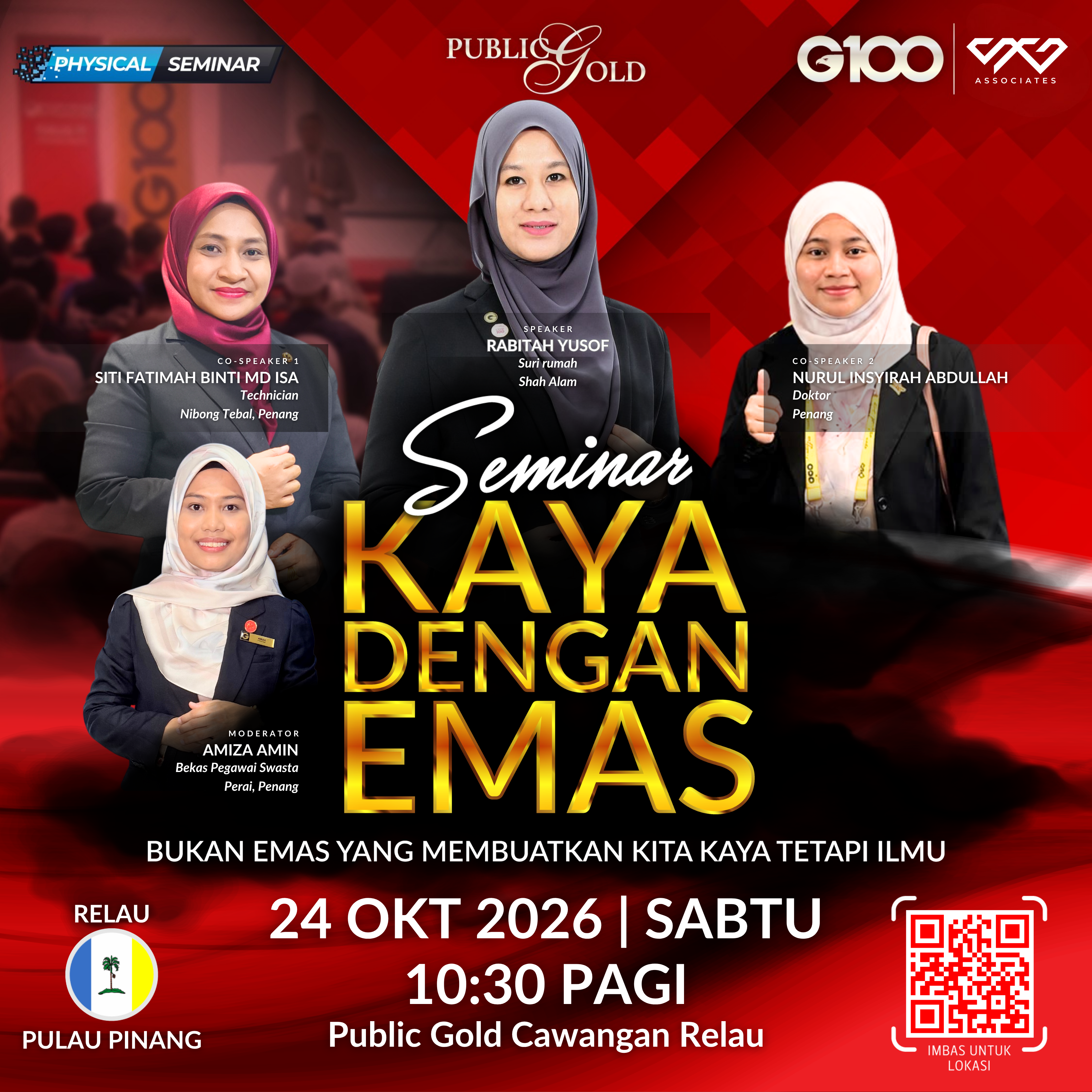 [RELAU] Seminar Kaya Dengan Emas