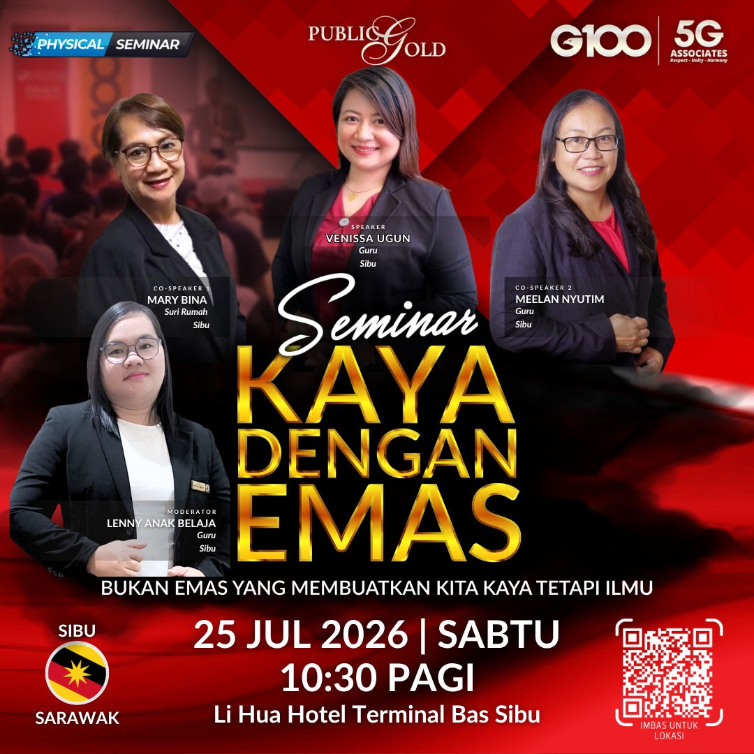 [SARAWAK] Seminar Kaya Dengan Emas
