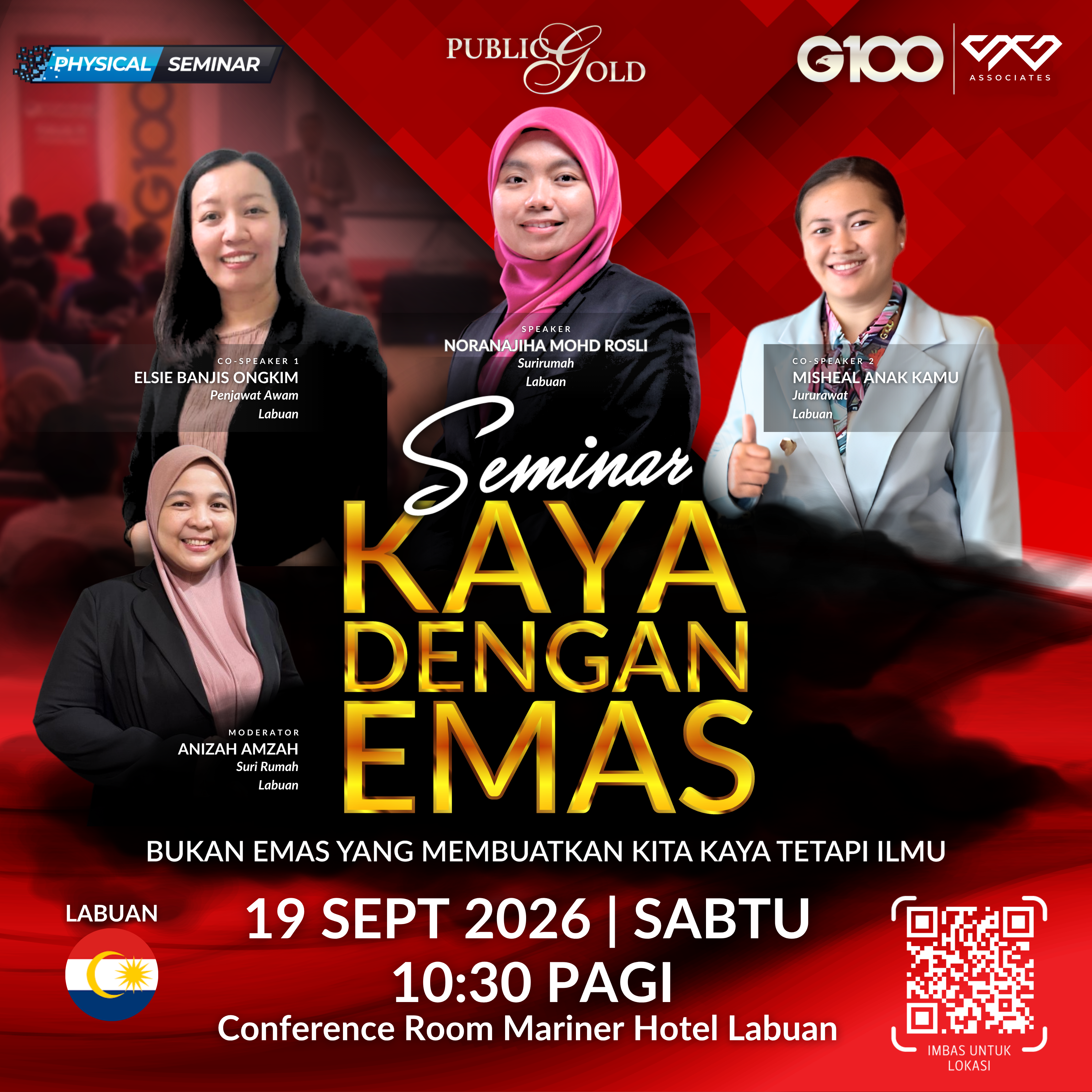 [LABUAN] Seminar Kaya Dengan Emas