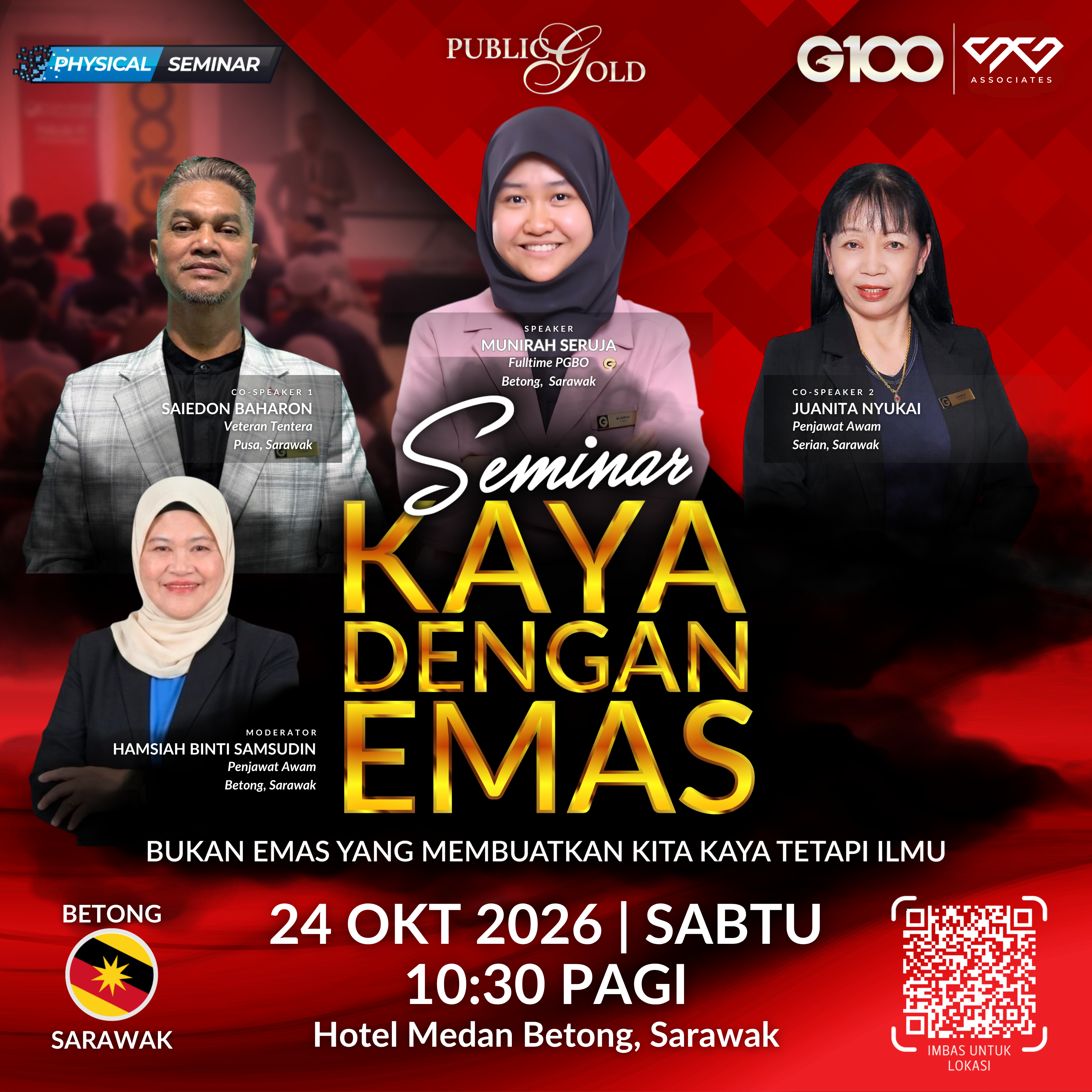 [BETONG] Seminar Kaya Dengan Emas