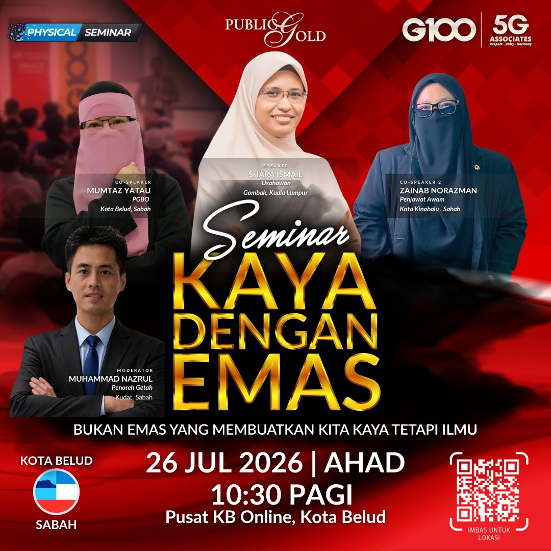 [SABAH] Seminar Kaya Dengan Emas