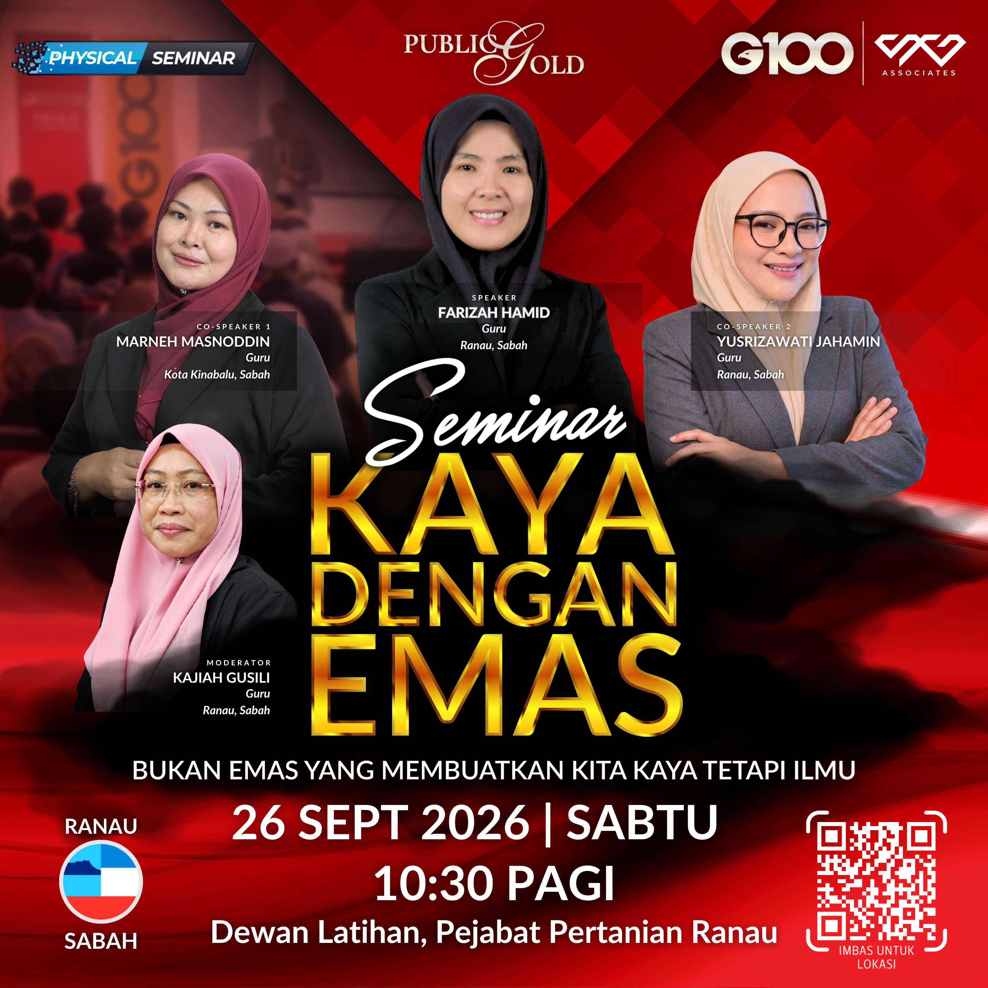 [RANAU] Seminar Kaya Dengan Emas