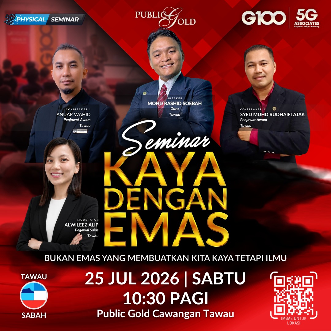 [SABAH] Seminar Kaya Dengan Emas