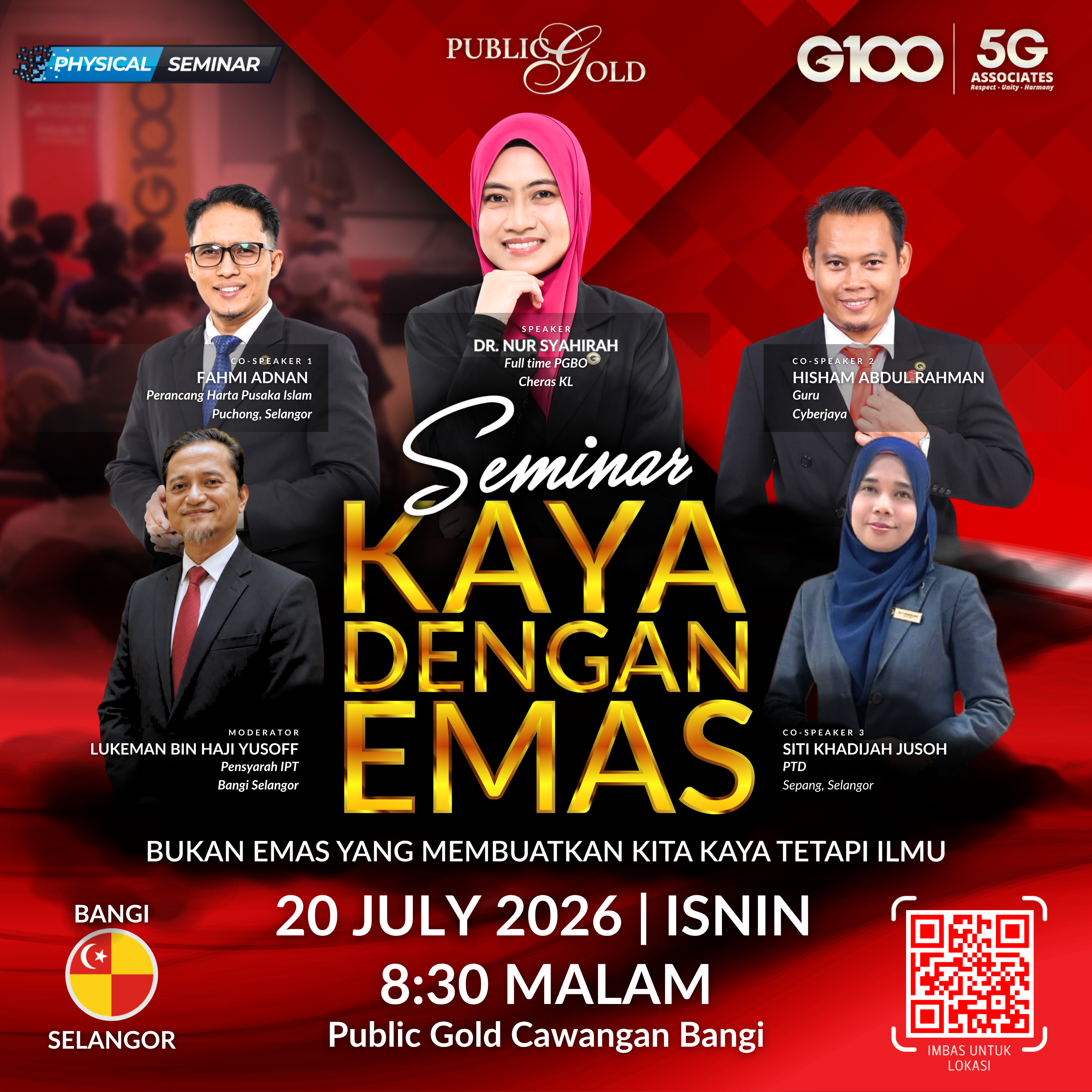 [SELANGOR] Seminar Kaya Dengan Emas
