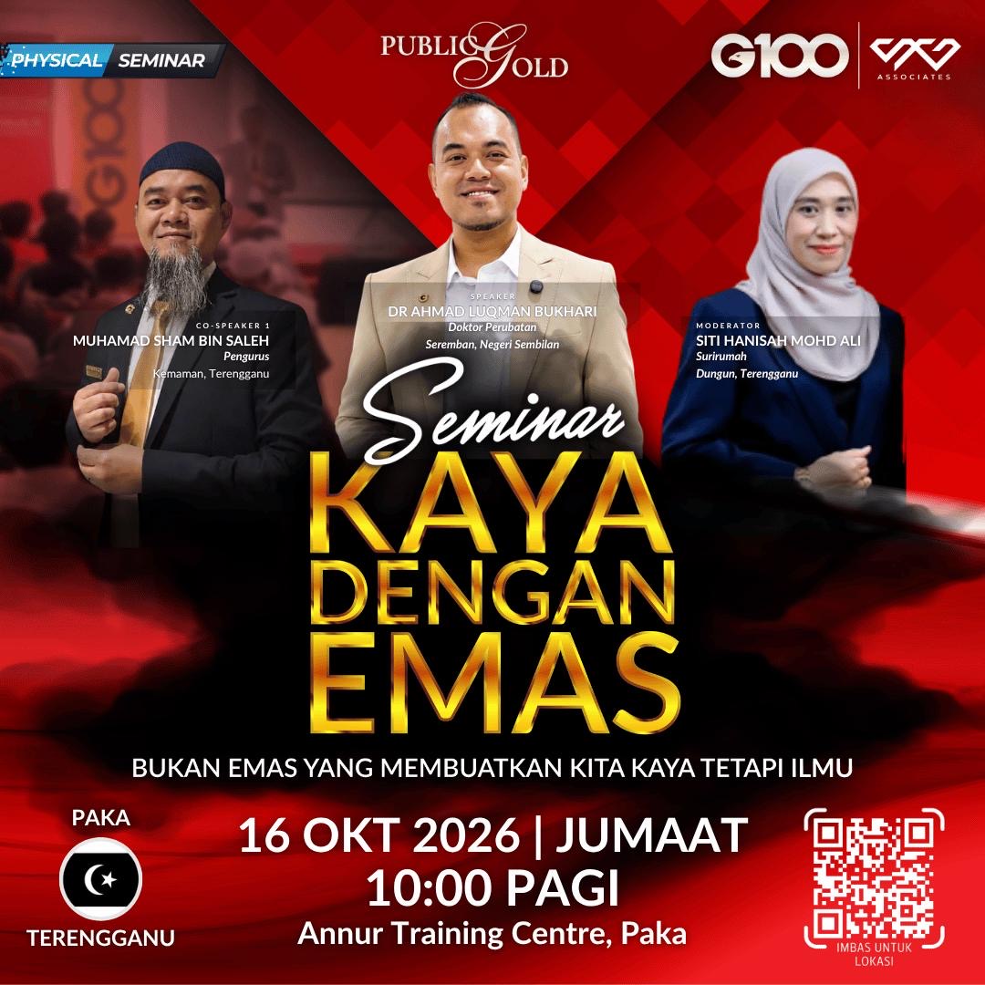 [PAKA] Seminar Kaya Dengan Emas
