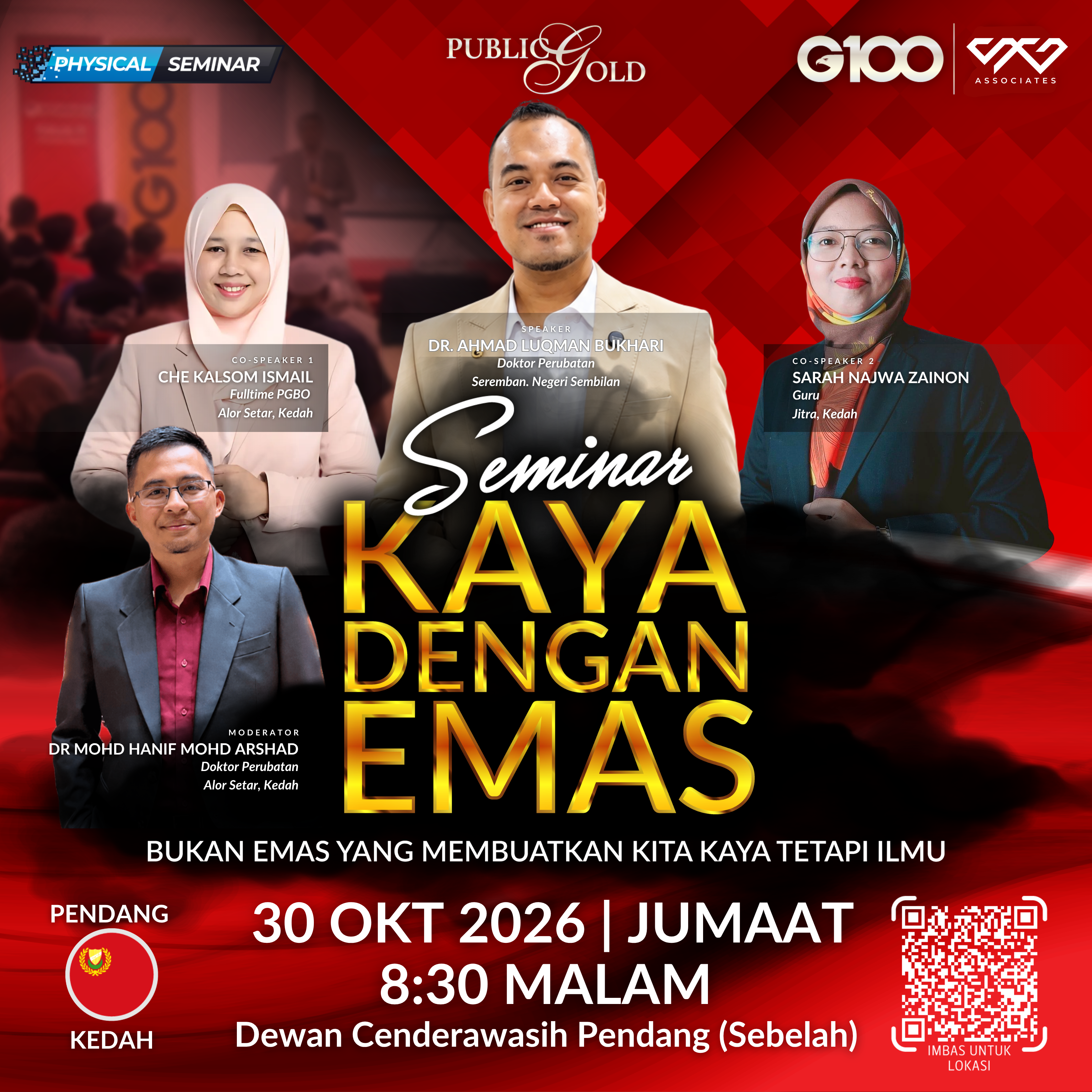 [PENDANG] Seminar Kaya Dengan Emas
