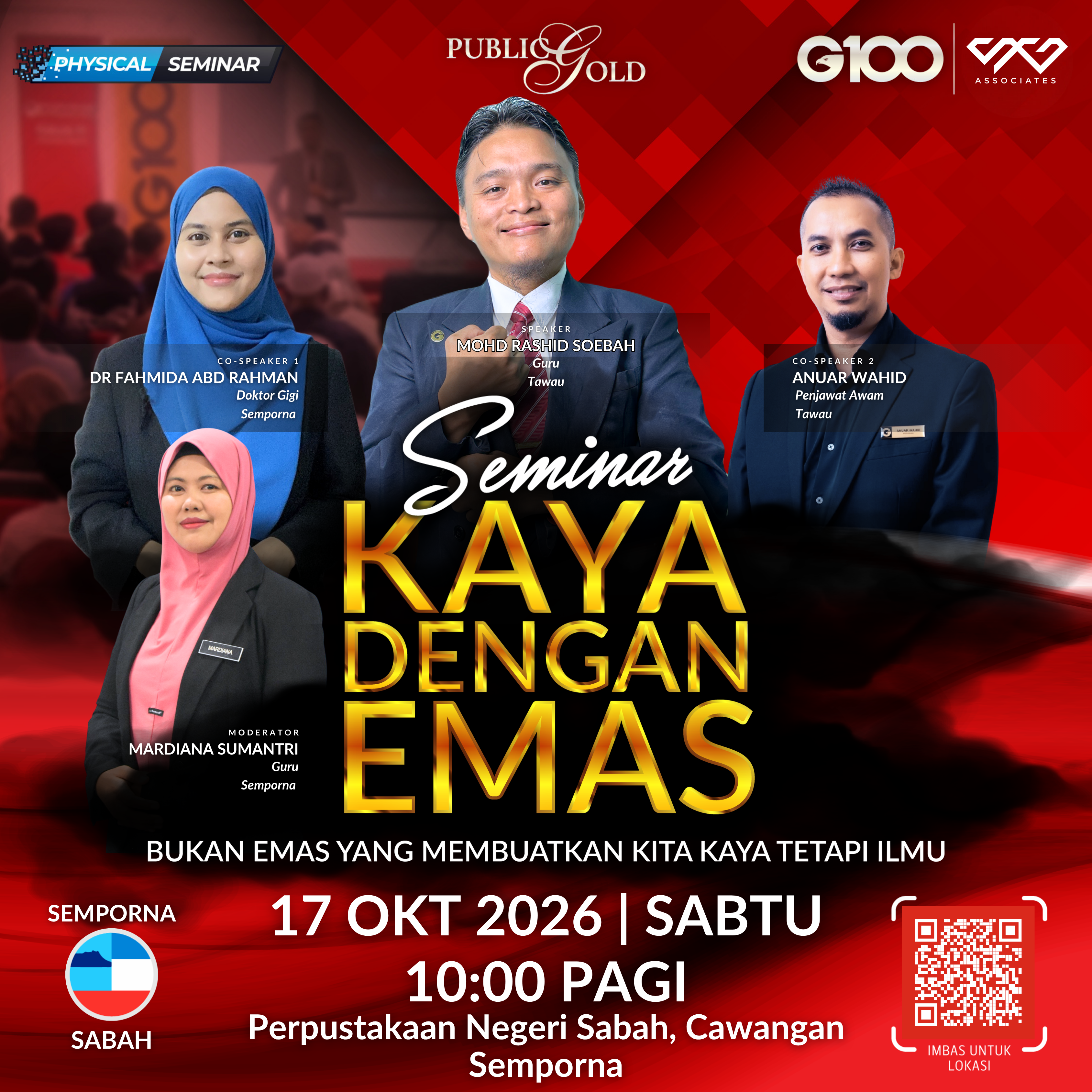 [SEMPORNA] Seminar Kaya Dengan Emas