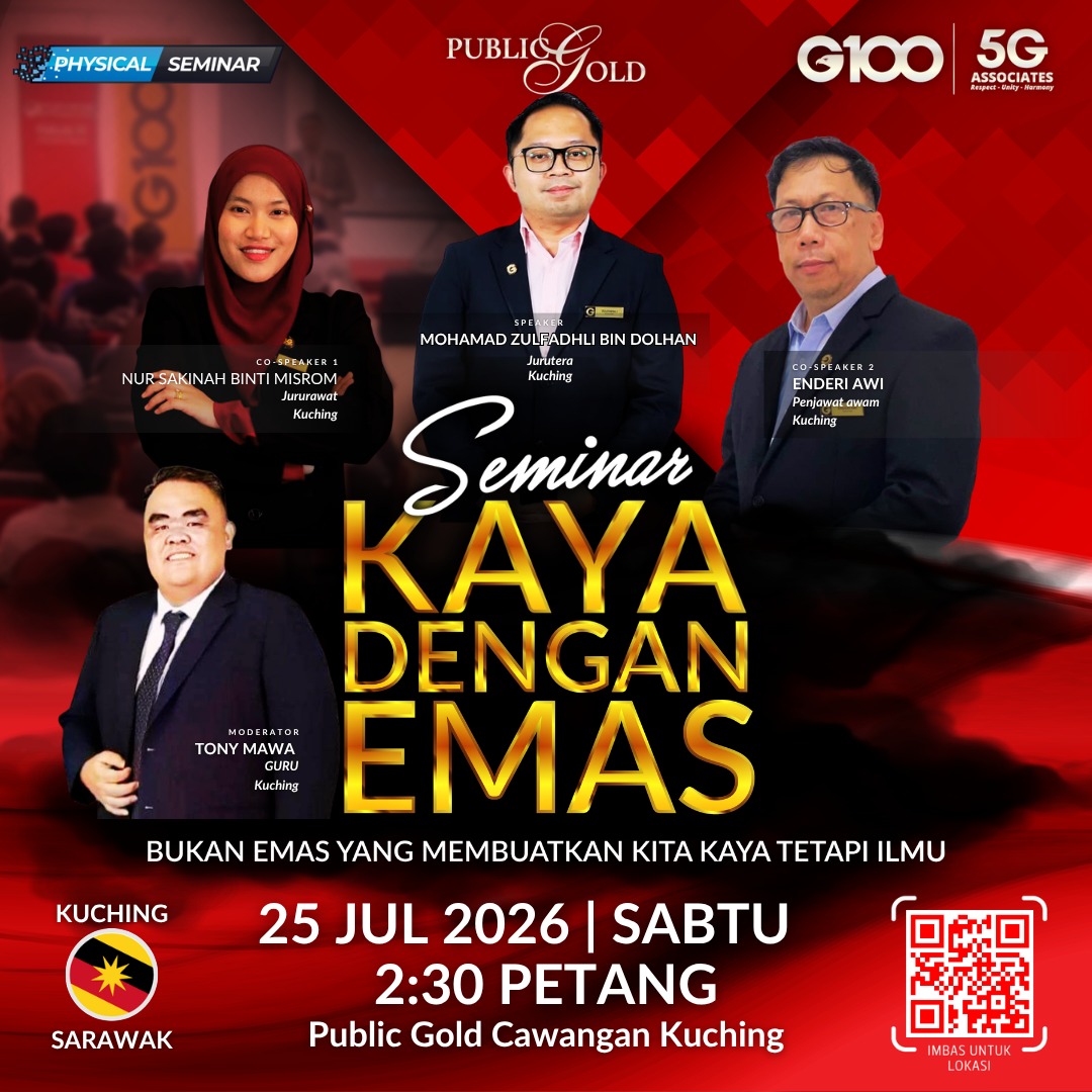 [SARAWAK] Seminar Kaya Dengan Emas