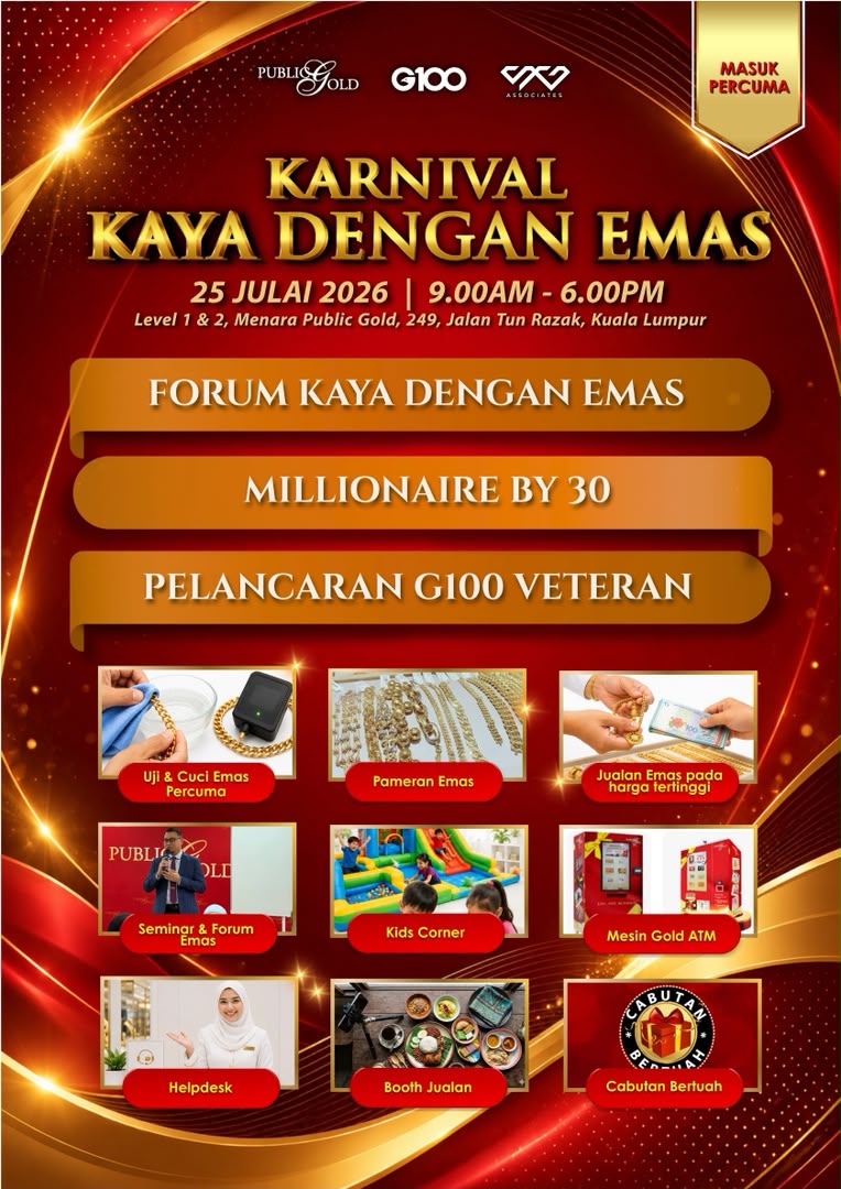 KARNIVAL KAYA DENGAN EMAS