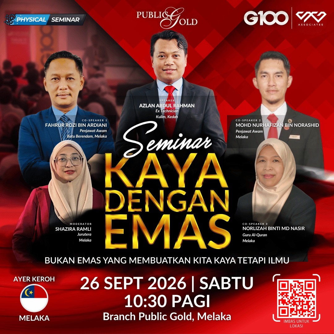[Melaka] Seminar Kaya Dengan Emas