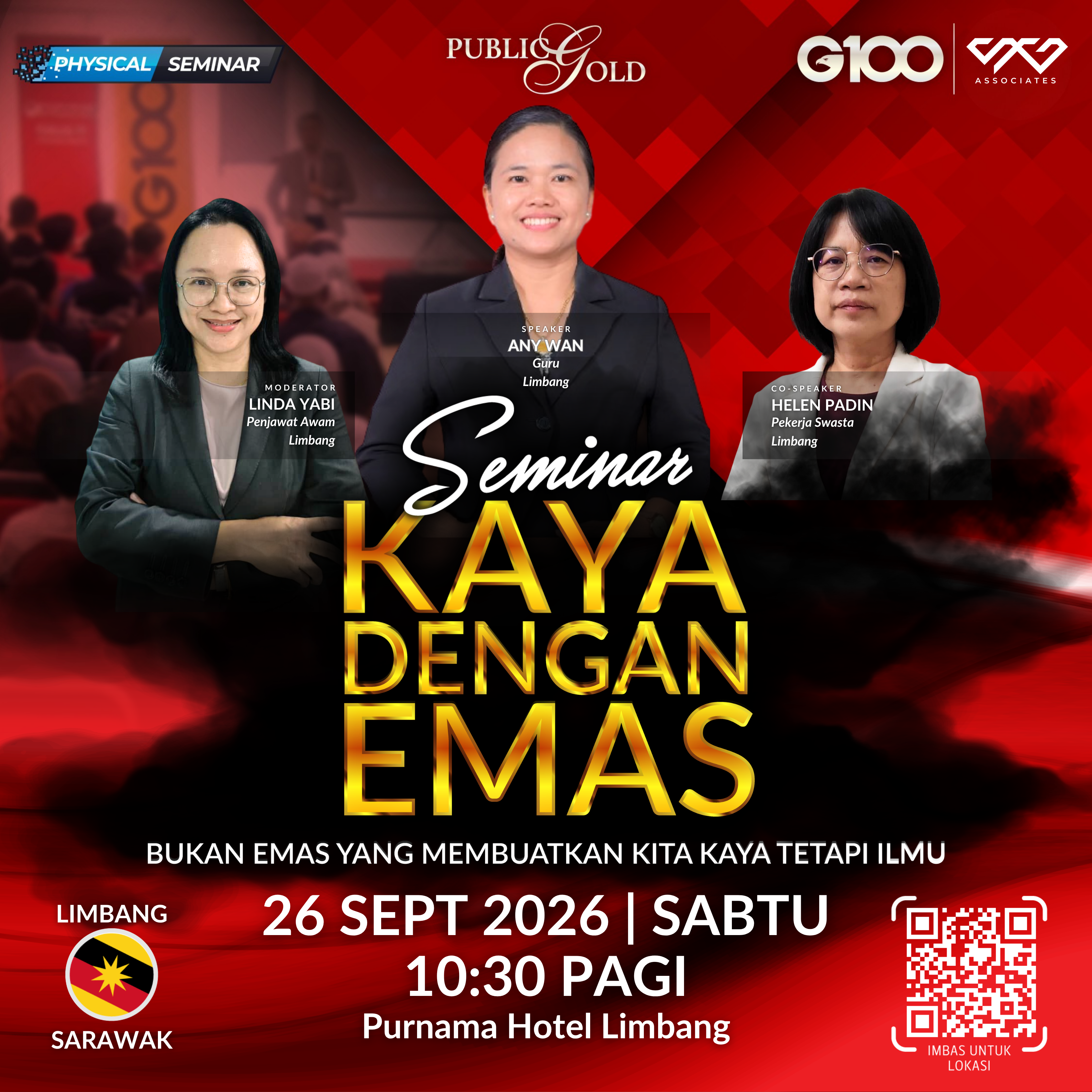 [LIMBANG] Seminar Kaya Dengan Emas