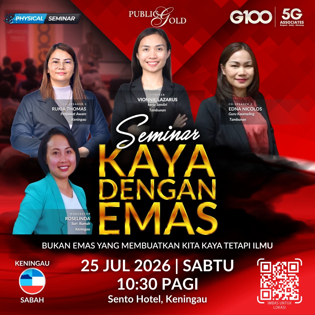 [SABAH] Seminar Kaya Dengan Emas